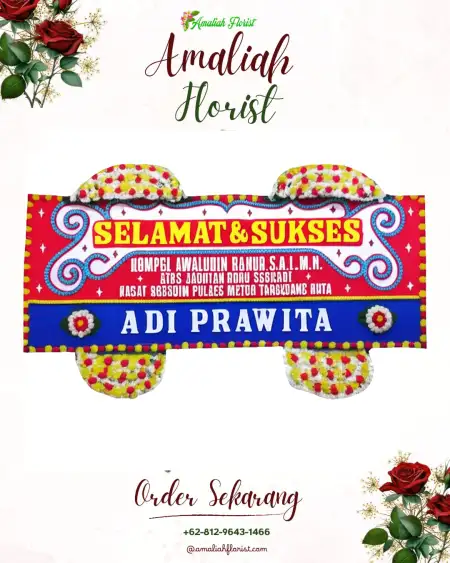 Papan Bunga Ucapan Selamat Petisah Tengah